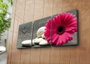 Wallity Reloj de Pared de Lienzo Decorativo 3P3040CS-57 (3 Piezas)